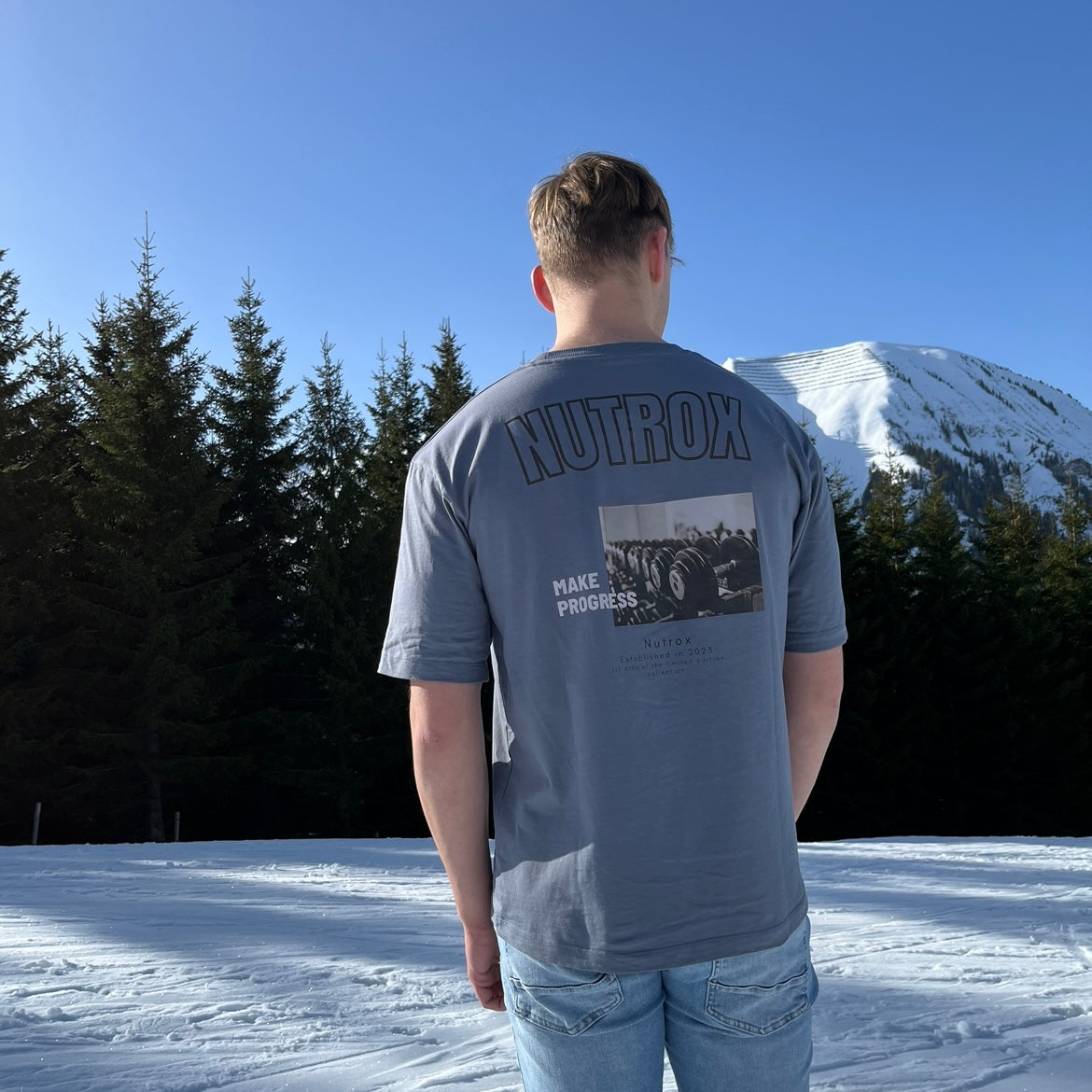 Limited Edition Nutrox Oversized Shirt Mineral Grey